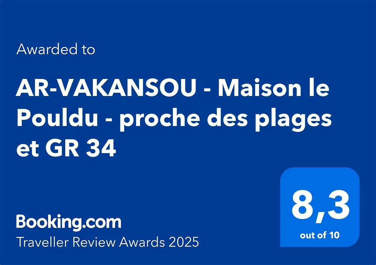 別荘 Gite Pour 4 Personnes - Proche Des Plages Et Gr 34 Clohars-Carnoët